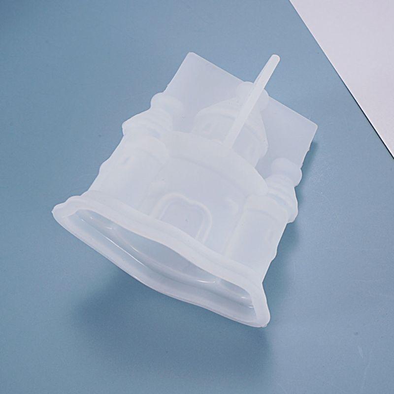 Khuôn Silicone Làm Đồ Thủ Công Hình Lâu Đài Ba Chiều