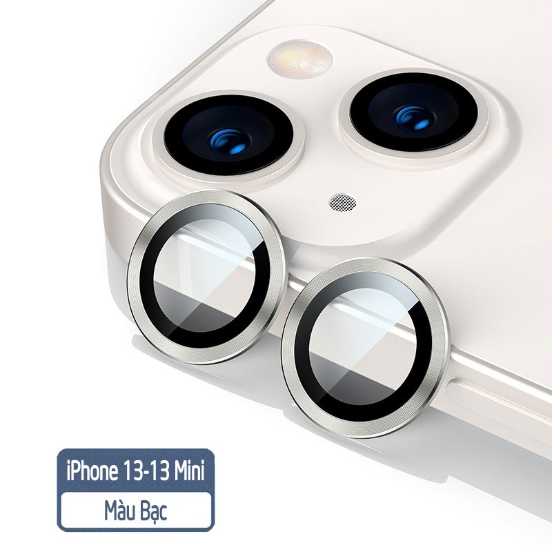 Tặng hộp đựng lens cao cấp - Vòng kim loại titan bảo vệ lens camera cho các dòng iphone 13 / 13mini / 13pro / 13promax - nhiều màu