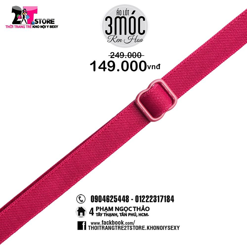 Áo Nâng Ngực Cotton 3 Móc Phối Ren