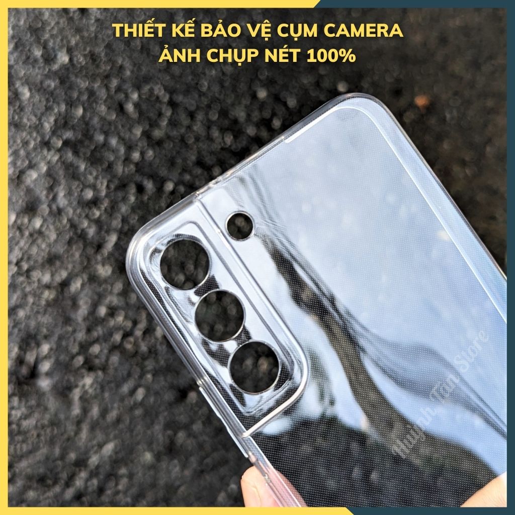 Ốp lưng trong suốt silicon GOR dành cho samsung s22 bảo vệ camera dẻo siêu mỏng - Hàng nhập khẩu