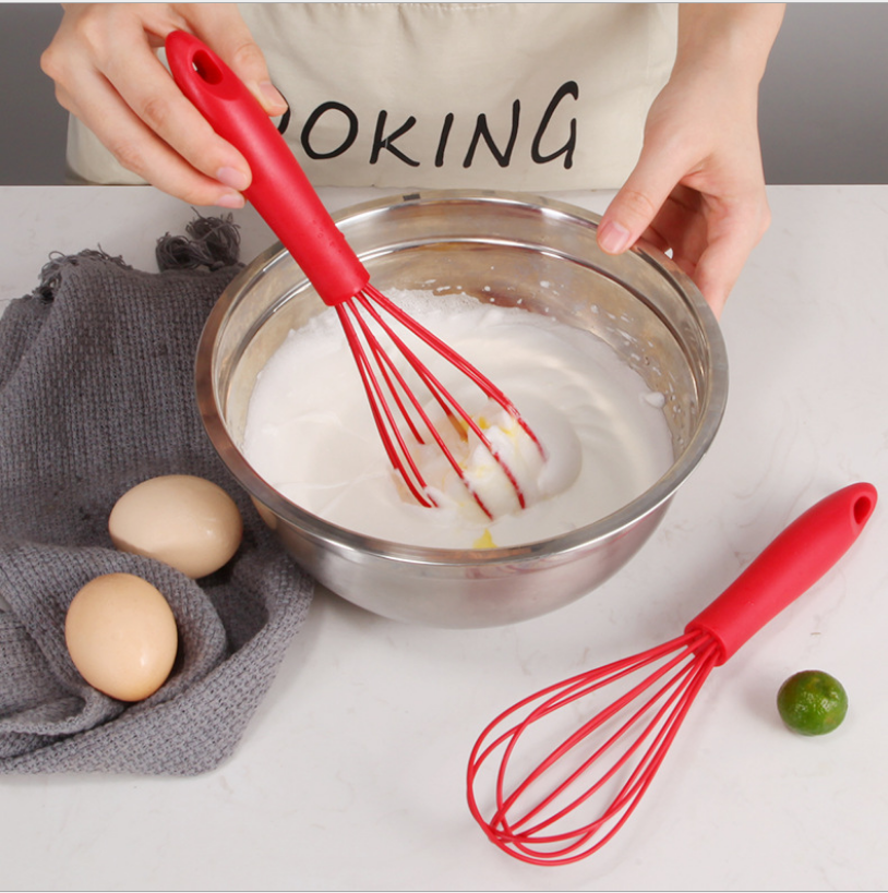 Dụng cụ đánh trứng cầm tay- Cây phới đánh trứng, khuấy trộn bột, đánh bông kem bơ bằng silicon tiện lợi GD531-DanhTrung - 10