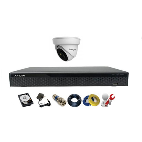 Camera Longse TVI 2.0MP 1080p bộ 1 mắt (Nhựa)