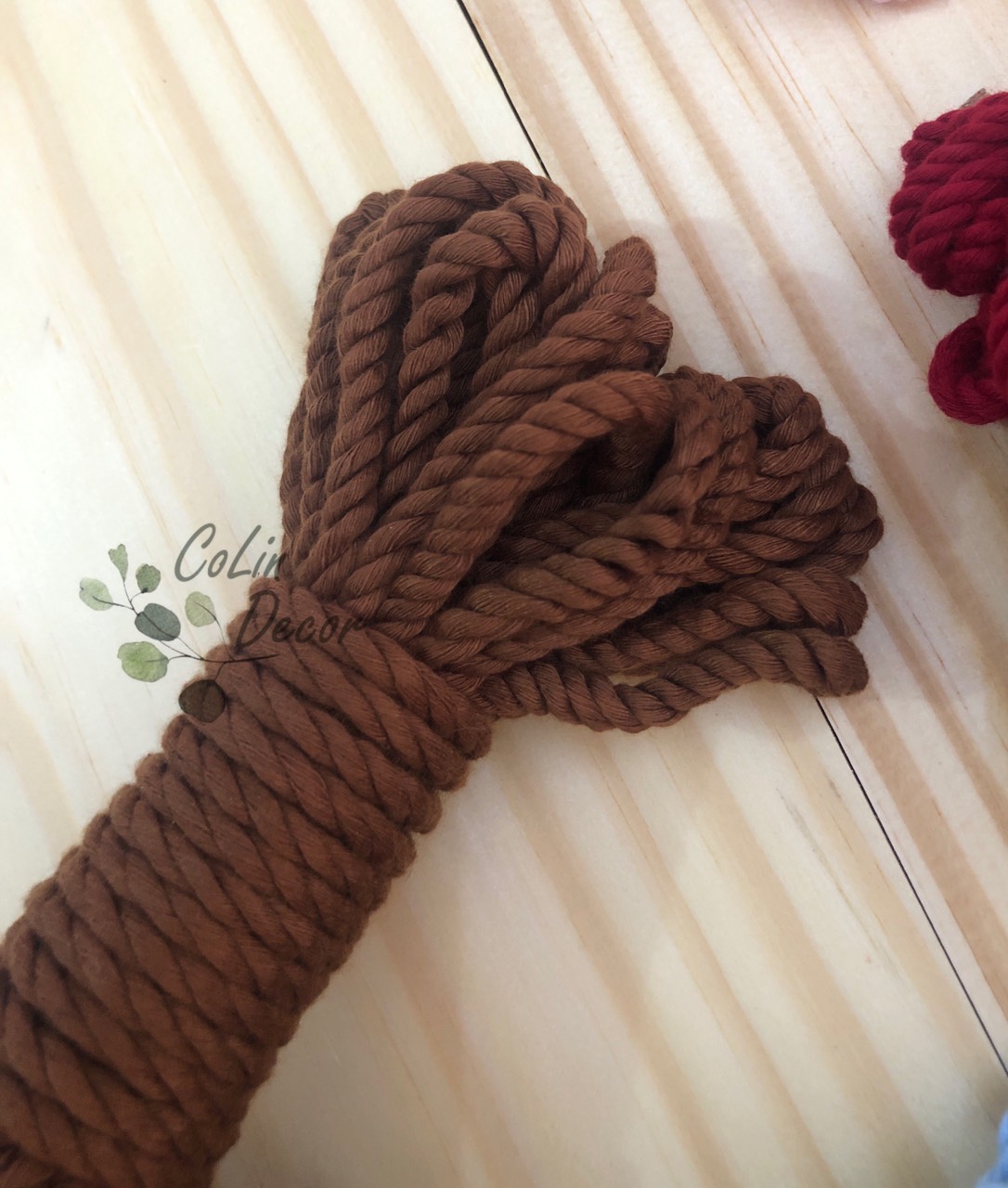 Bó 10 mét dây màu Cotton 5mm - phụ kiện handmade, phụ kiện macrame