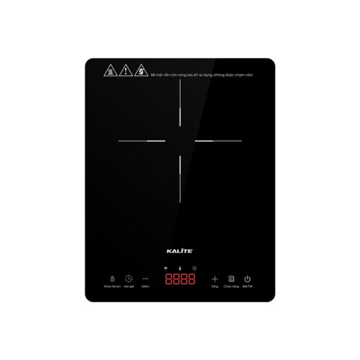 [Hàng chính hãng] Bếp Từ Đơn KALITE Ultra H6 2000W - Cảm Ứng Sensor Touch Mặt Kính Pha Lê Cao Cấp - 8 Mức Công Suất