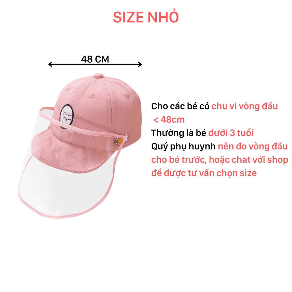 Mũ Lưỡi Trai Cho Bé, Mũ Chống Giọt Bắn Cho Bé Sơ Sinh Đến 6 Tuổi Babyshop Hàng Chính Hãng Chất Vải Mềm Mịn Thoáng Mát