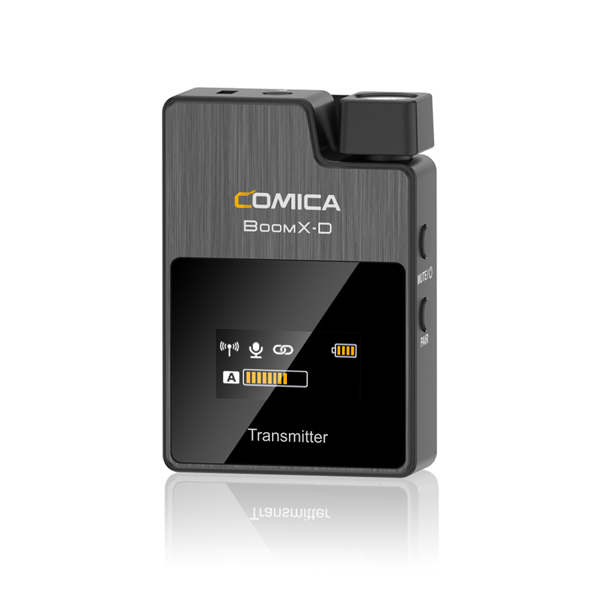 Cặp Micro Cài Áo Không Dây Comica BoomX-D - Sóng 2.4G, Siêu Nhỏ Gọn, Khoảng Cách 50m, Thiết Kế Cho Camera Và Smart Phone - Hàng Chính Hãng