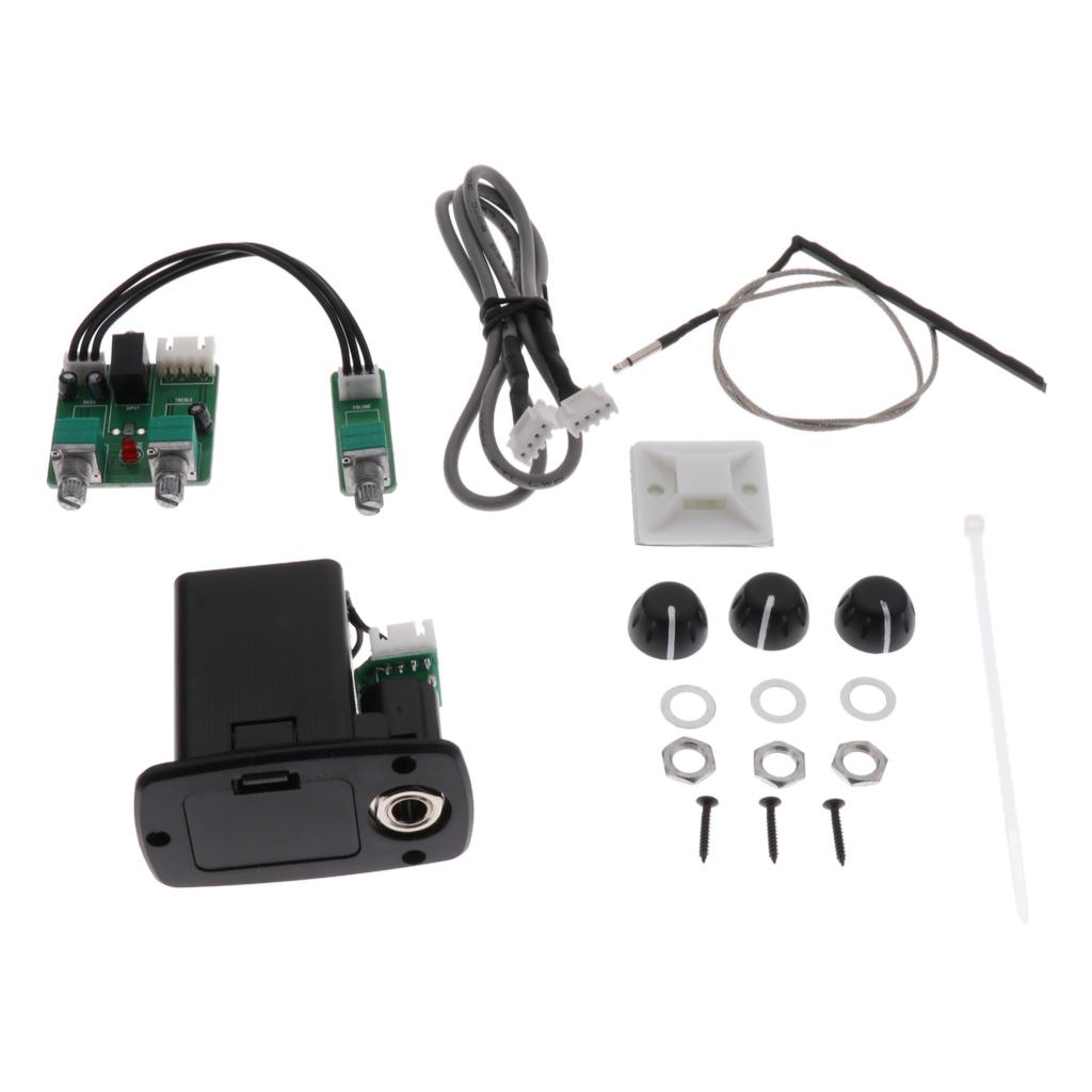 Handmade Guitar Pickup Preamp Amp For Folk Classcial Guitar Accessories