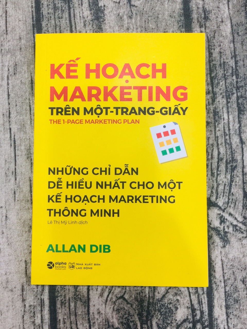 Kế Hoạch Marketing Trên Một Trang Giấy