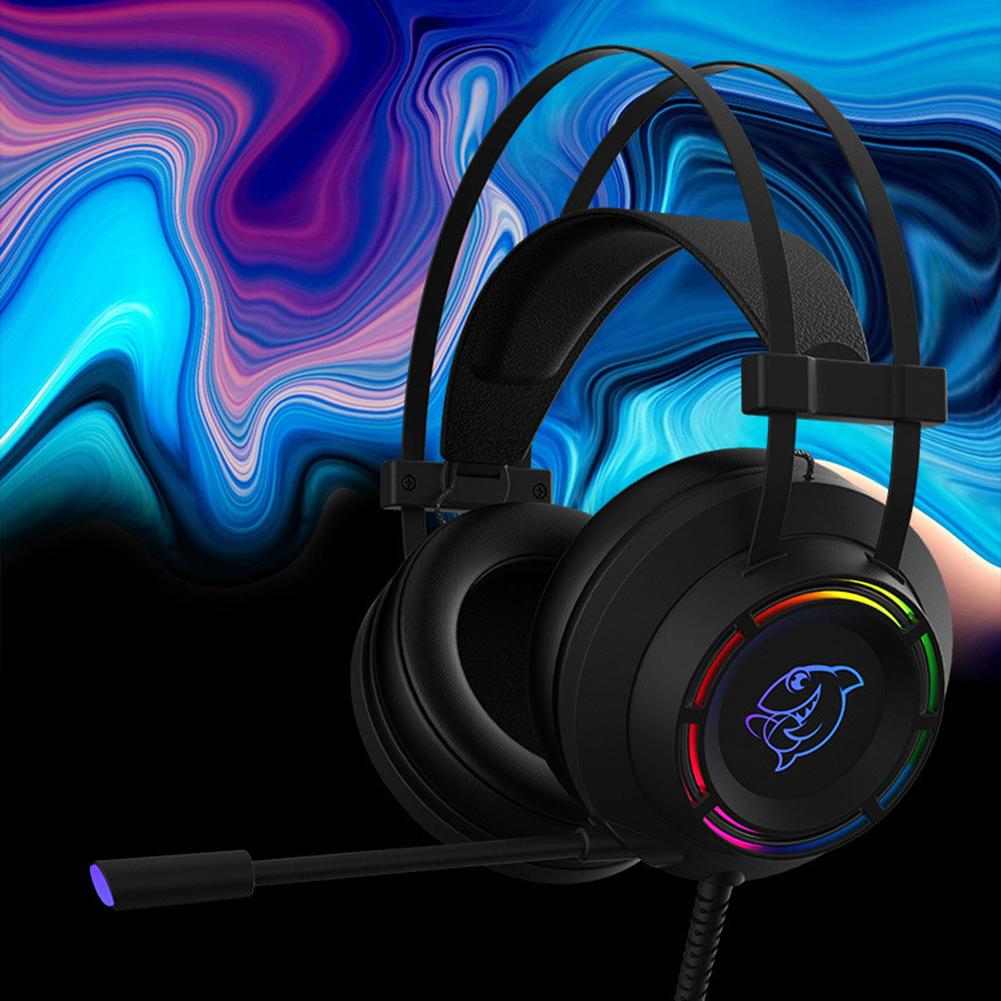 CHANNEL Tai Nghe Gaming Chụp Tai Có Dây Usb 7.1 Kèm Mic Chất Lượng Cao