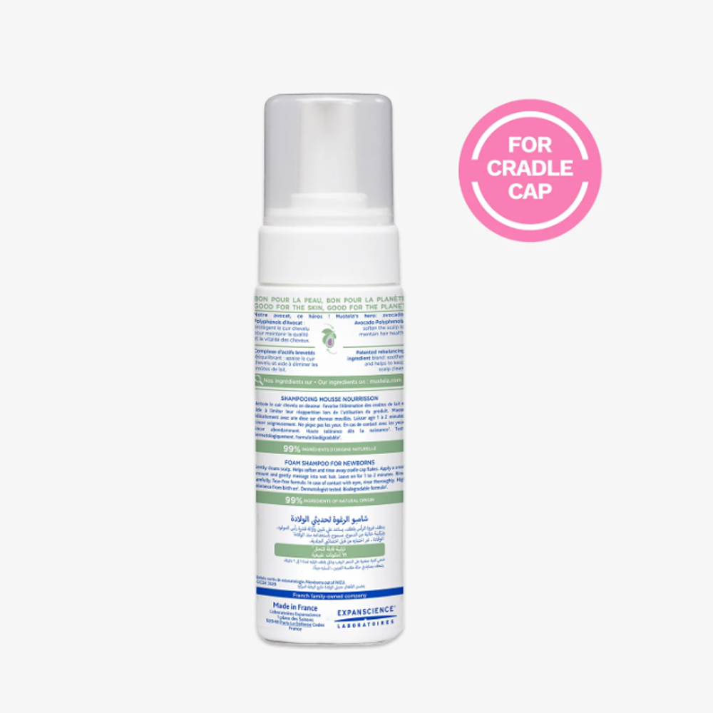 Dầu Gội hỗ trợ điều trị Cứt Trâu Mustela