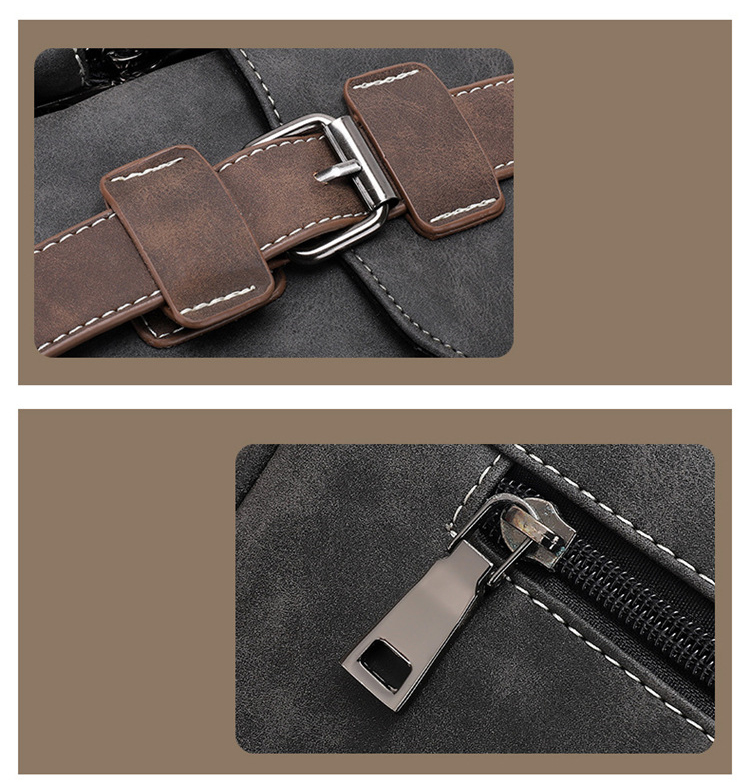 Túi đeo chéo nam DA BÒ thật phong cách mới - DCN9447