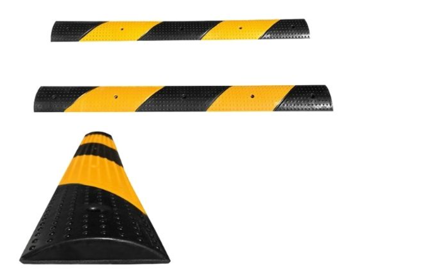 Gờ giảm tốc cao su Dài 100cm cao 2cm rộng 10cm