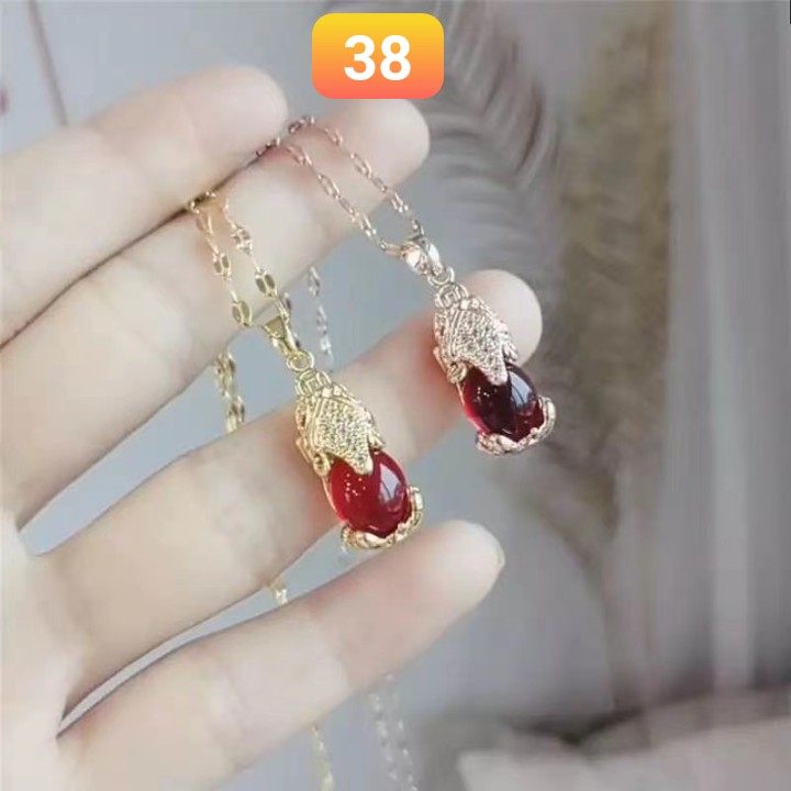 Dây chuyền titan hồ ly đỏ - tình duyên may mắn BHDC190