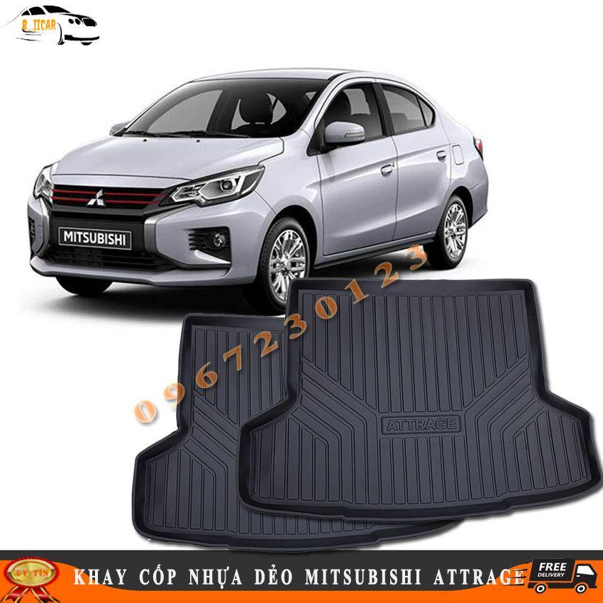 Lót Cốp Nhựa Xe Mitsubishi Attrage 2016-2021 Nhựa TPO Cao Cấp Không Mùi