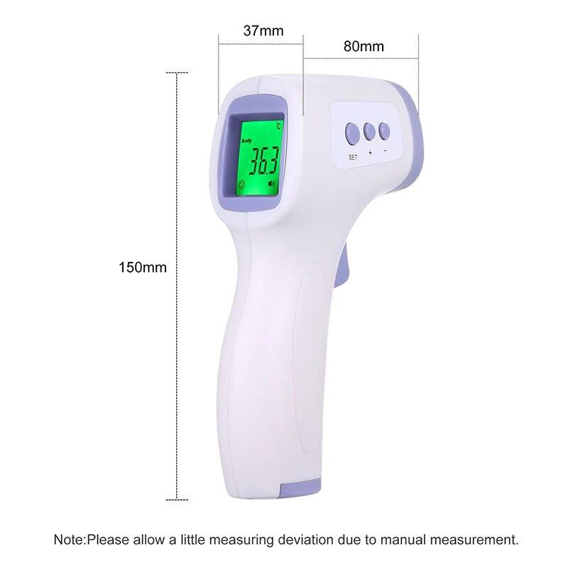 Non-Contact Infrared Thermometer Digital IR Forehead Ear Fever Electronic Laser Body Temperature Outdoor Baby Adult