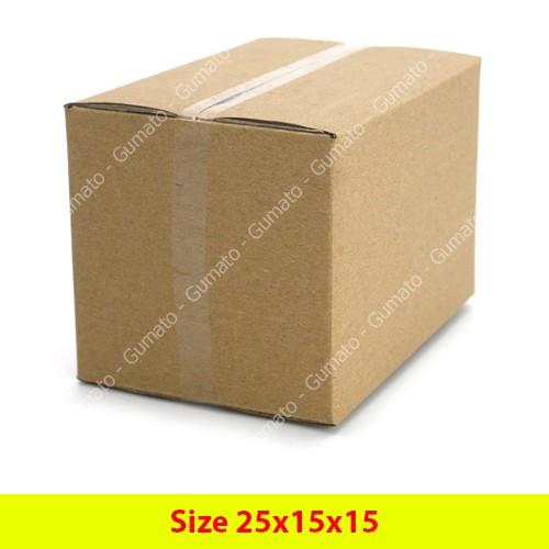 Hộp giấy, thùng carton size 25x15x15 giấy carton gói hàng Everest