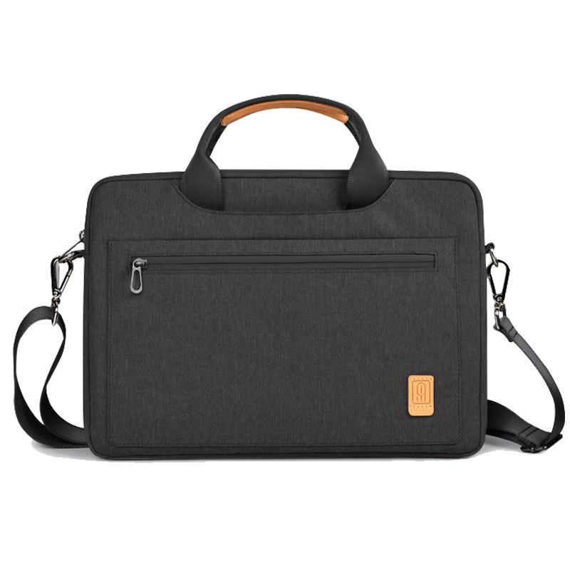 Cặp đựng Laptop,Macbook 13 - 15.6 inch - Chống Sốc Tốt - Ngăn đựng rộng - W348 (Màu đen)