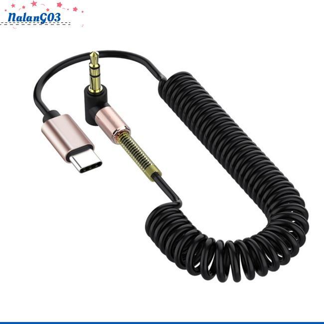 Cáp Chuyển Đổi USB C Sang 3.5mm Type C 3.5 AUX Cho Loa Điện Thoại/Xe Hơi