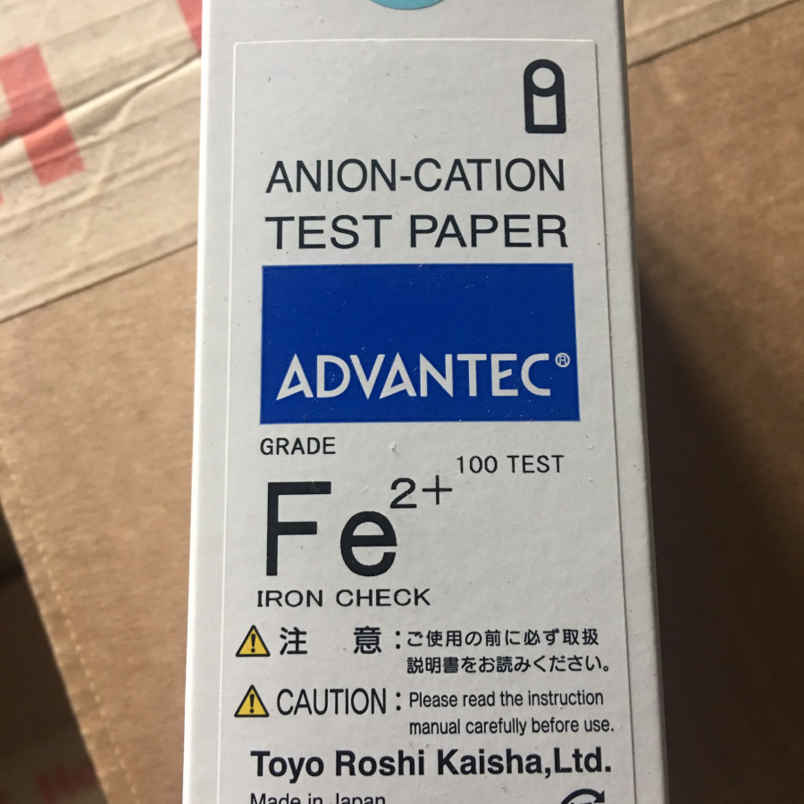 Giấy kiểm tra Ion FE 2+ ANION-CATION