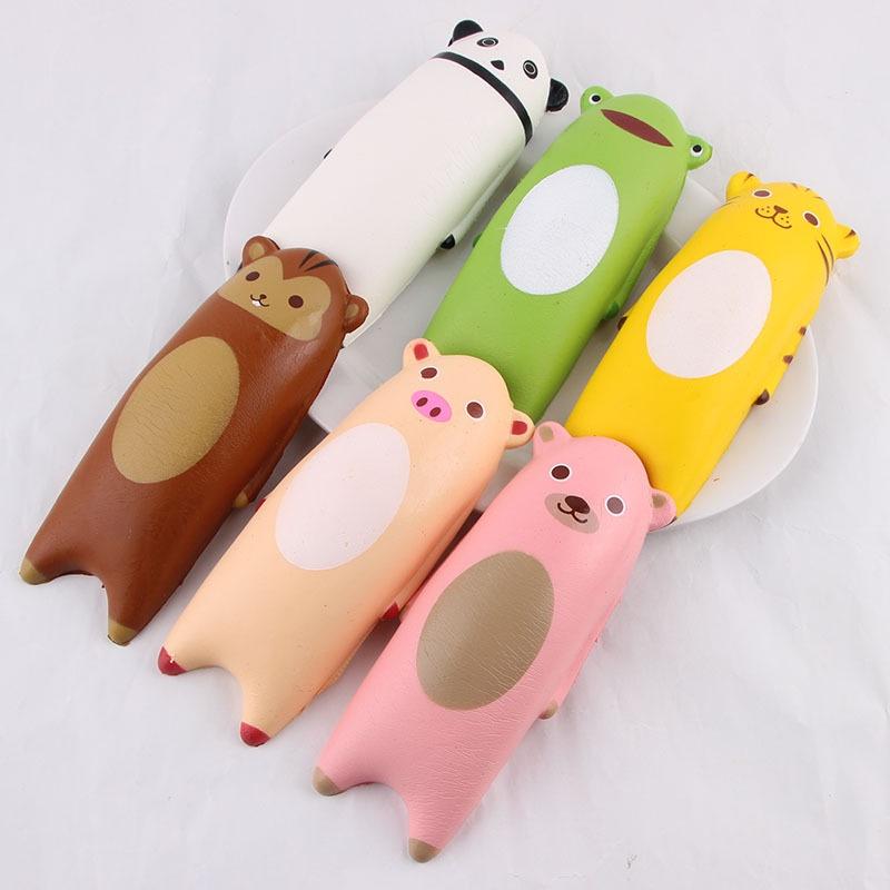 Squishy Lớn JUMBO Hình thú mệt nằm bẹp dí gấu nâu Đồ Chơi Xốp Giảm Stress Hình mềm mịn dễ Thương đàn hồi Cho Bé