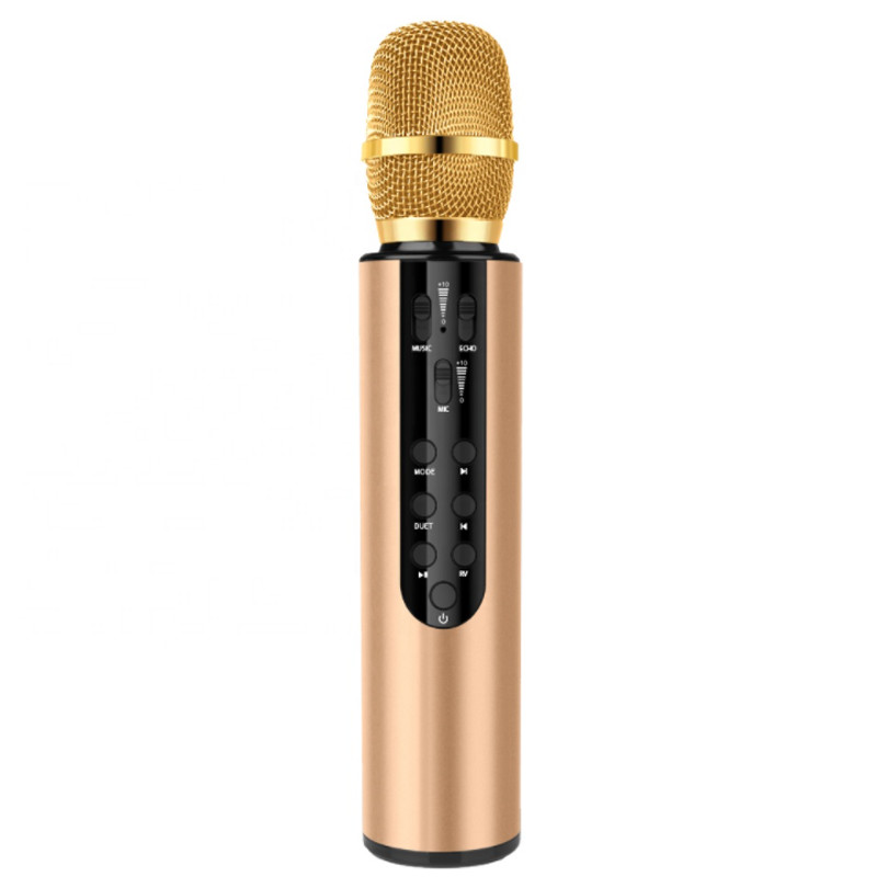 Micro Không Dây Hát Karaoke Kết Nối Bluetooth Kiêm Loa Hát Nhạc - Hàng Chính Hãng PKCB