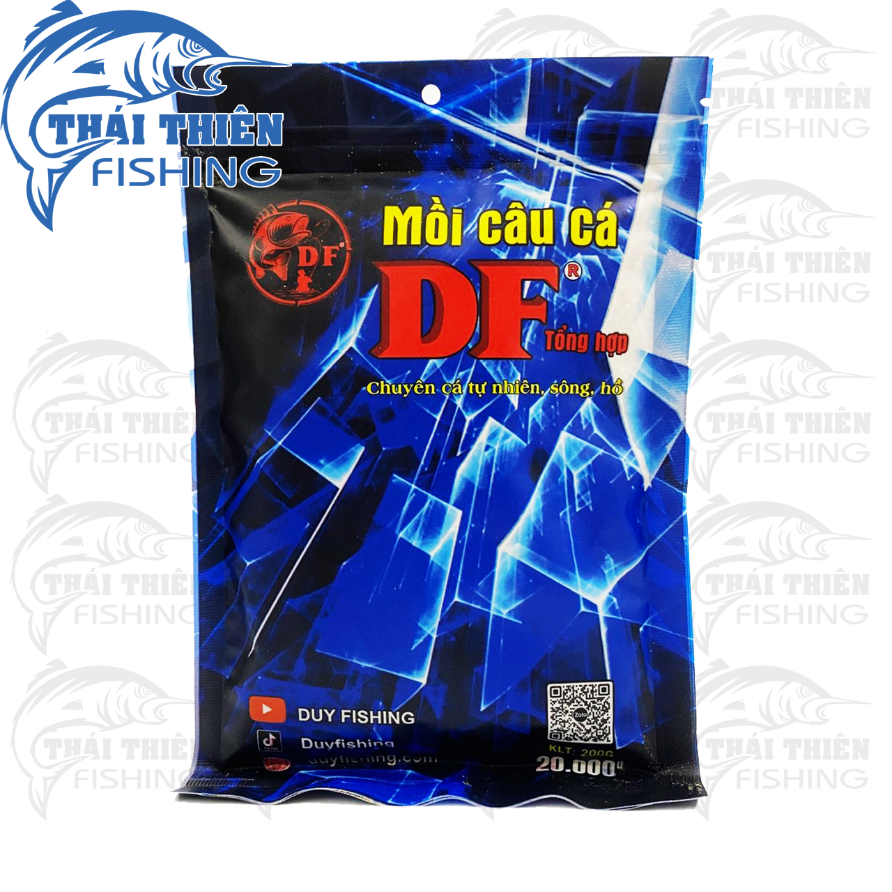 Mồi Câu Cá DF Tổng Hợp Gói 200g Dùng Câu Sông Tự Nhiên, Hồ Dịch Vụ