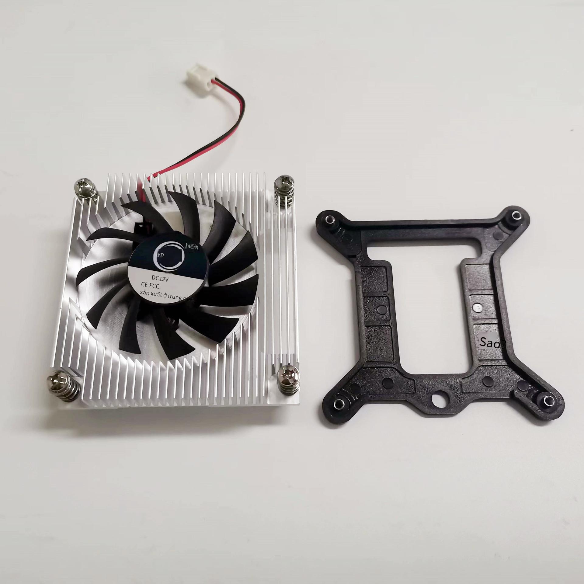 Bộ tản nhiệt máy tất cả trong một điều khiển công nghiệp thuận lợi nhất card đồ họa Bộ tản nhiệt CPU Chiều cao nền tảng 115x Quạt khung 17mm7010