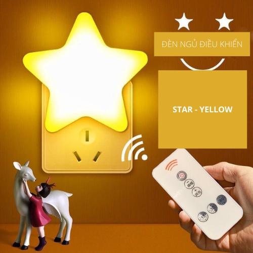 Đèn ngủ cắm ngôi sao có điều khiển Đầy màu sắc Điều khiển ánh sáng cảm ứng Tiết kiệm điện năng