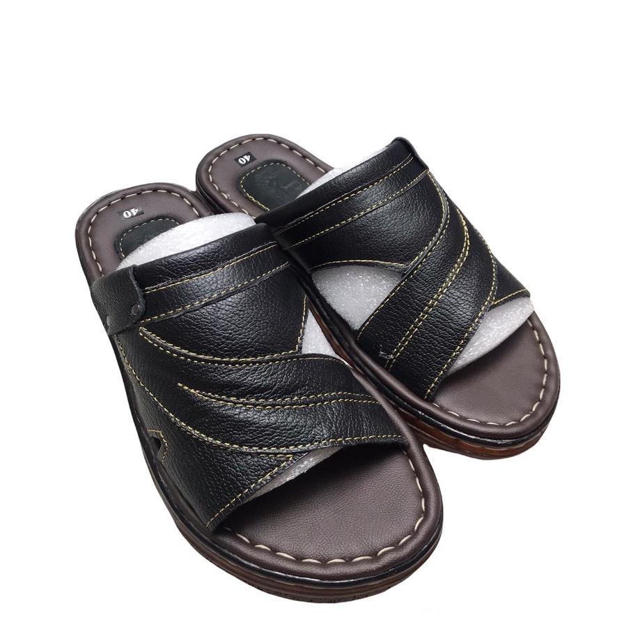Dép da bò nam mẫu mới 2021 ms 035