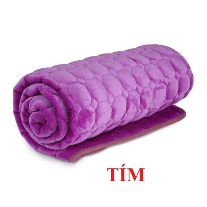 Thảm trải giường nỉ nhung cao cấp loại 1(giao màu ngẫu nhiên) 1m6x2m