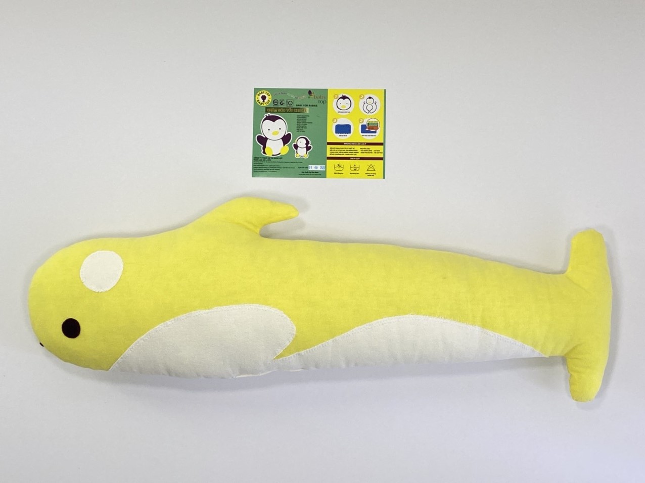 Gối Ôm Con Cá BabyTop ( 21x68 ) cm ( Màu và họa tiết ngẫu nhiên )