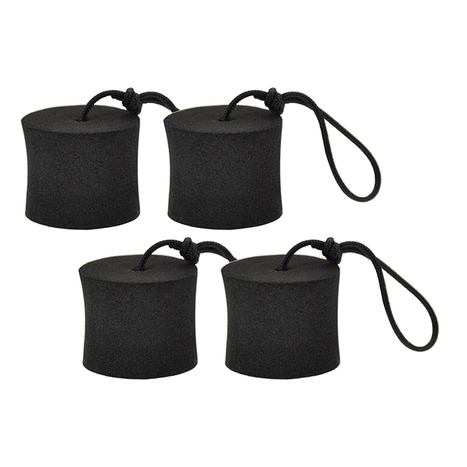 4Pcs Kayak Scupper Plug with Lanyard Multipurpose Durable Replacement Part Canoe Drain Holes Stopper Bung for Inflatable Boat Old Town Kayak