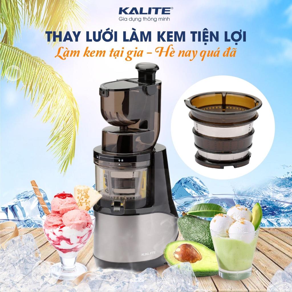 Máy ép chậm cực khoẻ 400W Kalite KL 599 ép 400ml, ép kiệt bã 98% trọn dinh dưỡng, Hàng Chính Hãng