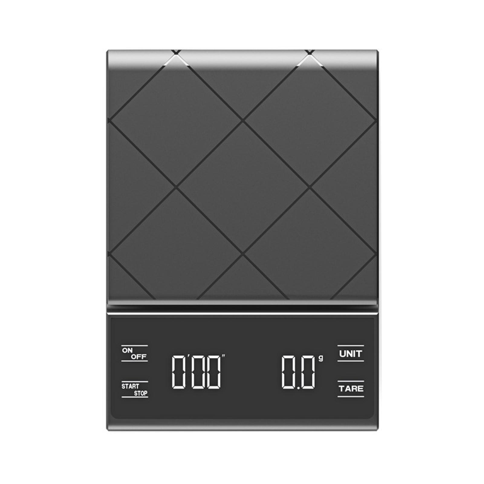 Cân thực phẩm đa năng kỹ thuật số màn hình LED có đèn nền, 3 đơn vị chuyển đổi,chế tác đẹp mắt,Có tấm lót chống trơn trượt