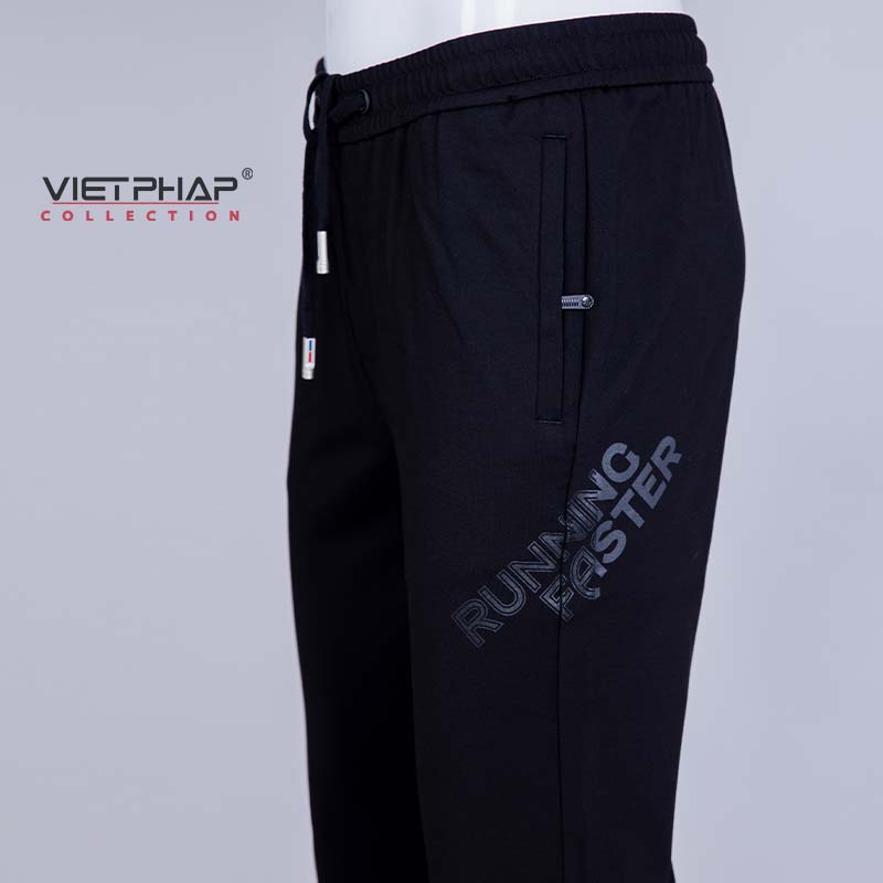 Quần Jogger Thun Cao Cấp VIỆT PHÁP/ Chất liệu cotton co dãn thoải mái, sang trọng, cạp chun bo 9706