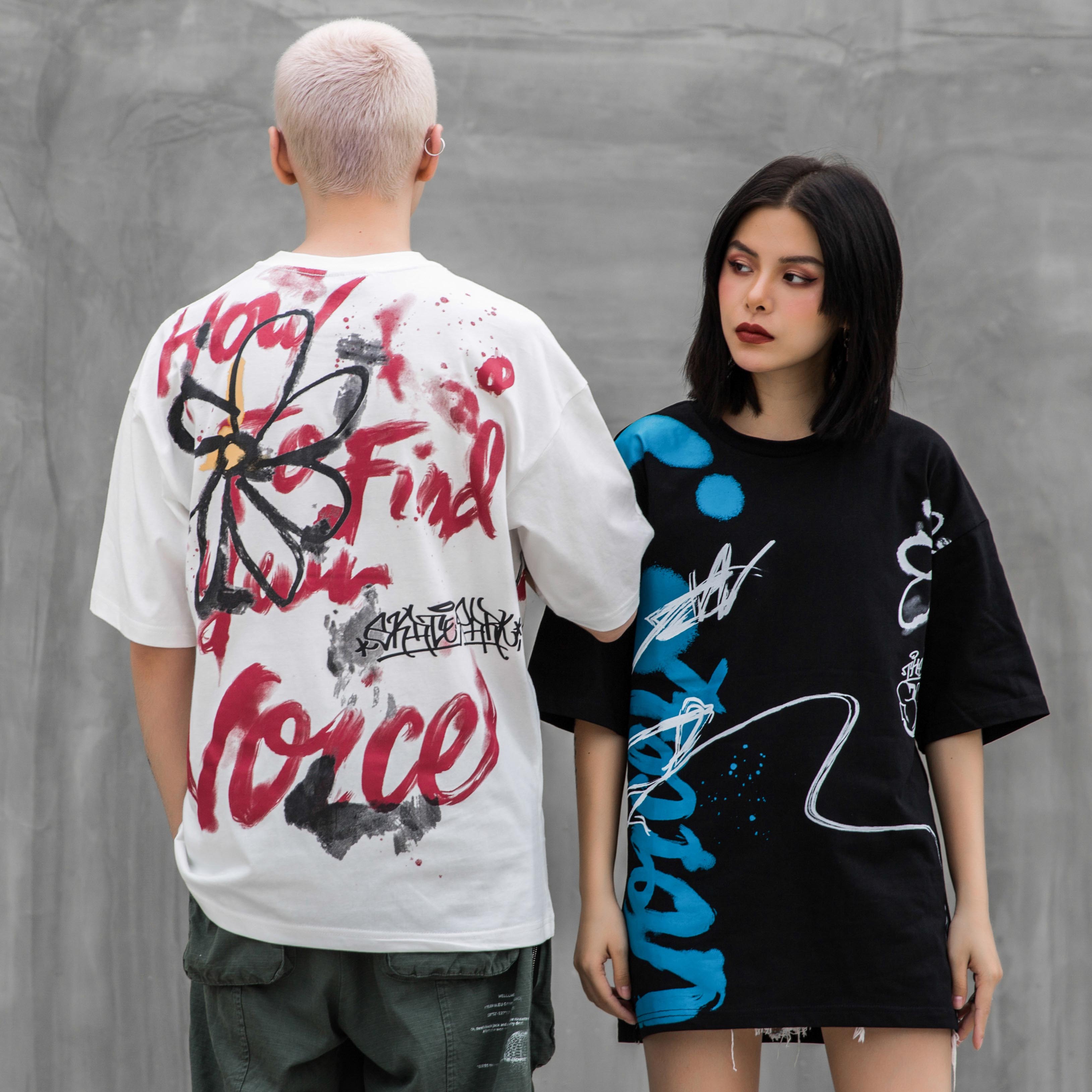 Áo phông nam nữ hoa cúc Daisy thời trang teen unisex