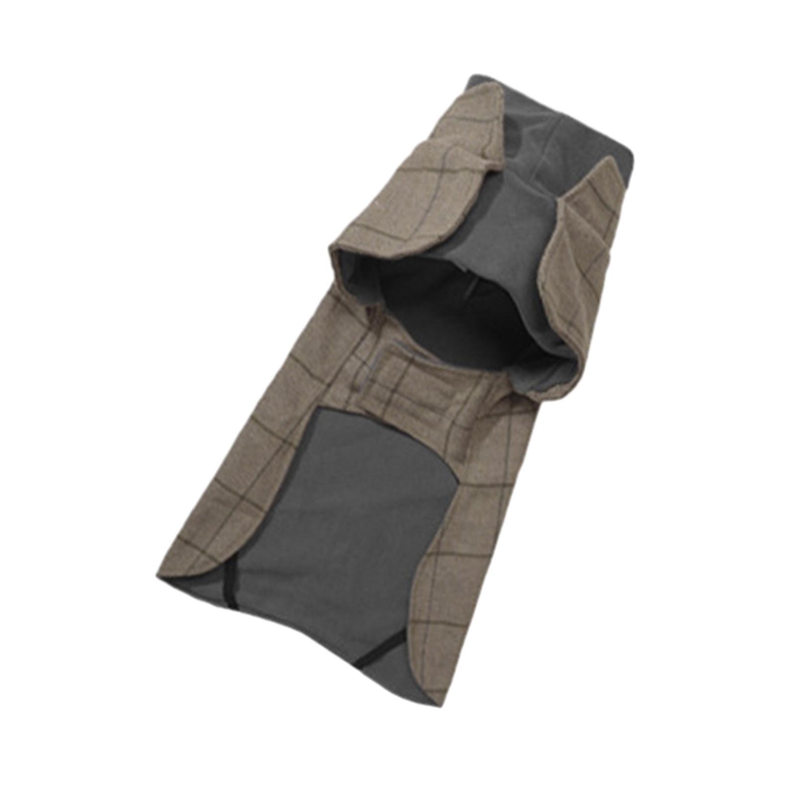 Stylish Dog Coat Warm Dog Jackets for Medium Large Dogs with Harness Hole Winter Apparel Suit for Park Walking Traveling Outdoor