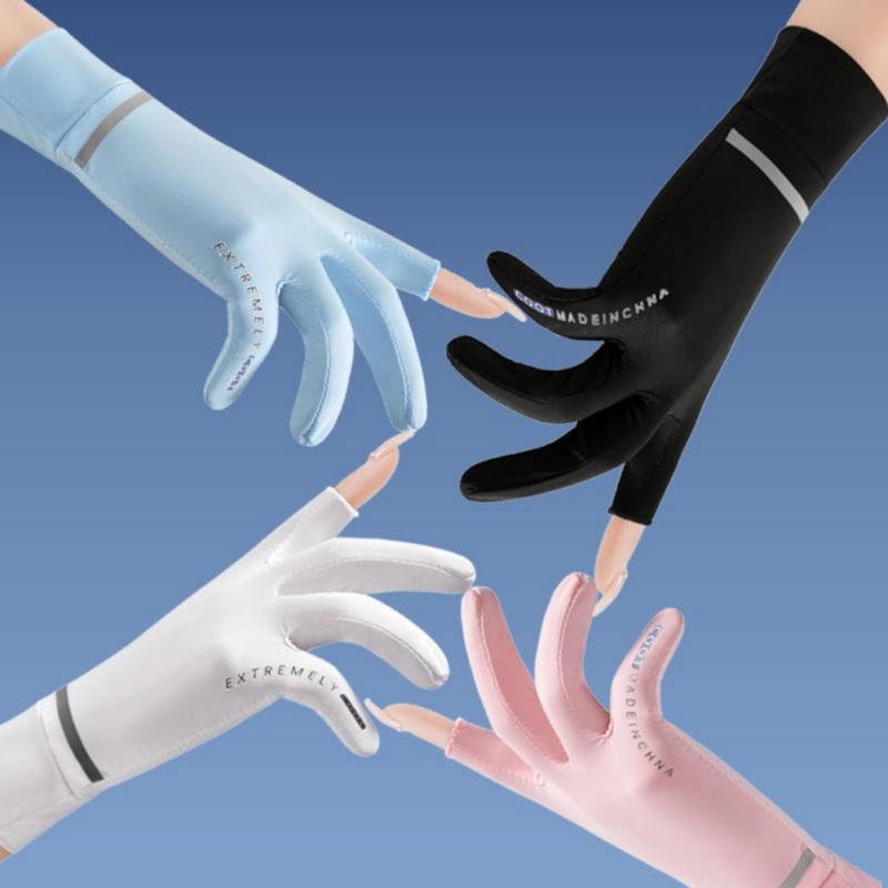 Găng tay đi xe đạp màn hình cảm ứng Chống trượt Full ngón khi lái xe máy Găng tay làm mát mùa hè Color: L2