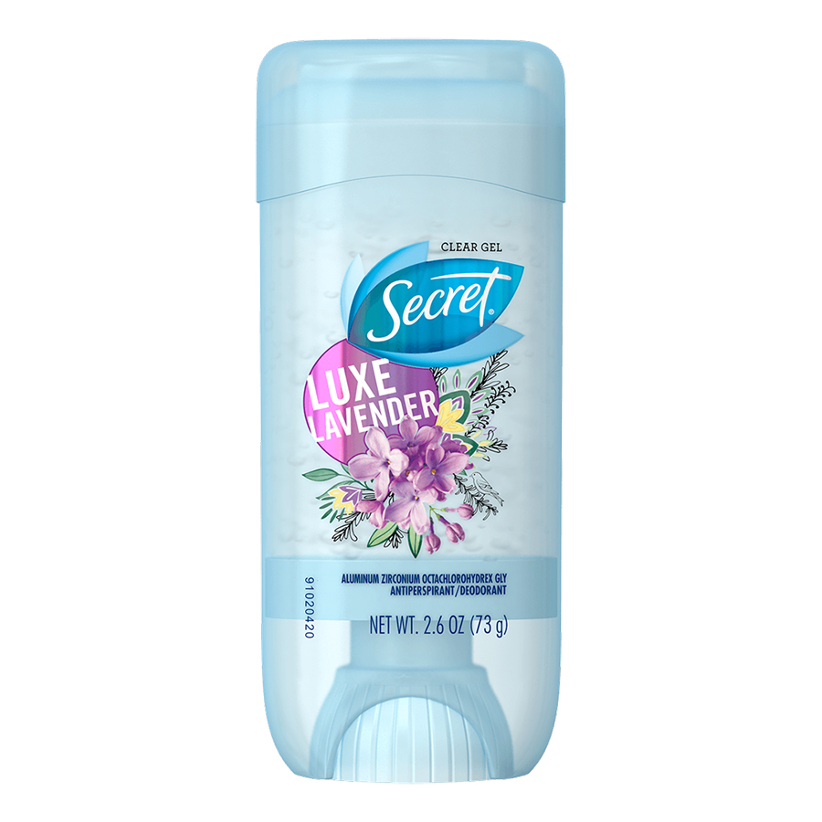 Lăn Khử Mùi Cơ Thể Secret Fresh Antiperspirant Deodorant Clear Gel Luxe Lavender 73g