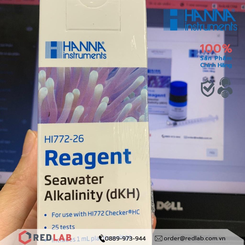 Thuốc thử Kiềm dùng cho máy đo Checker Hanna HI772-26 giúp cá sinh trưởng và phát triển tốt