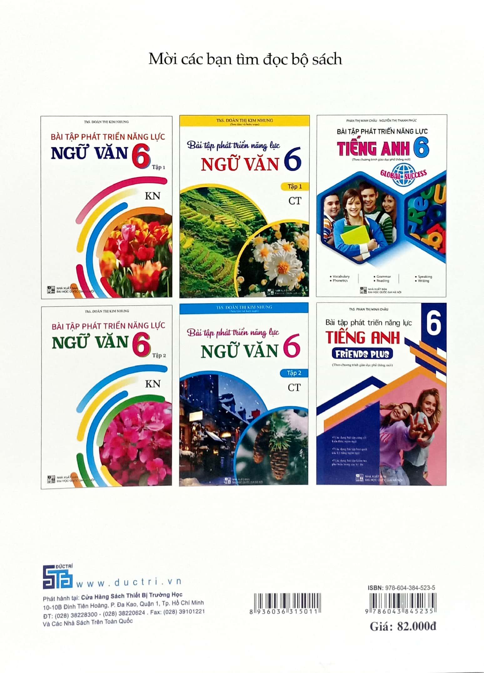 Bài Tập Phát Triển Năng Lực Tiếng Anh 6 - Global Success