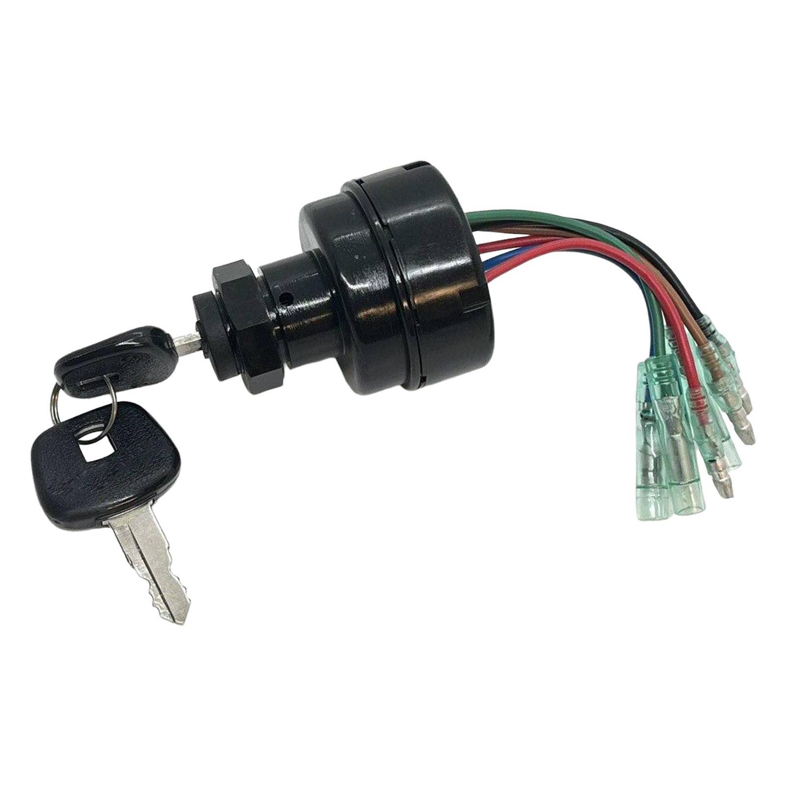 Ignition Switch 353-76020-3 for Outboard Remote Control Box, Boat Engine, for RC5F RC5C, Easy Installation, Durable Replaces