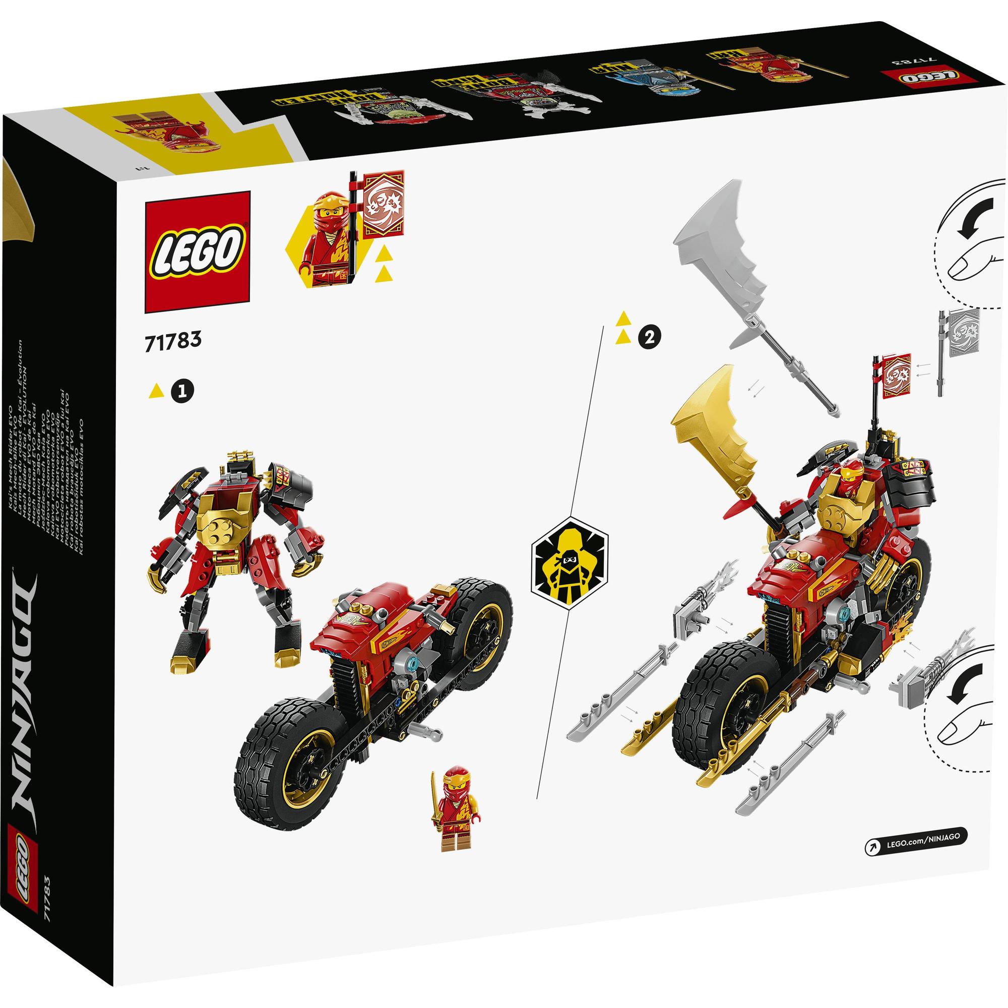 LEGO Ninjago 71783 Chiến Xe Tiến Hóa Của Kai (312 Chi Tiết)