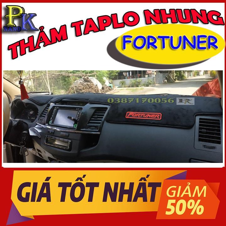 THẢM TAPLO FORTUNER –THẢM TAPLO NHUNG FORTUNER- CHUẨN FORM