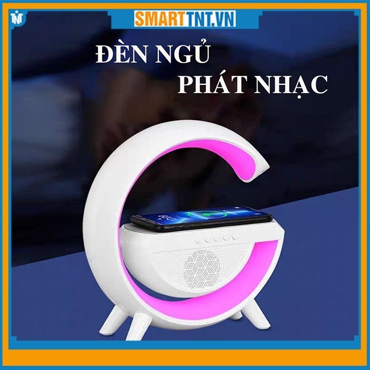 Loa bluetooth chữ G đổi màu kiêm sạc nhanh không dây 3 in 1 BT 2301 mới