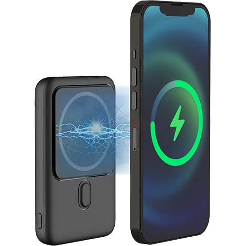 Sạc dự phòng từ tính không dây Mazer Infinite.Boost MagAir Charge View V3 10000mAh M-MAGAIR12 - Hàng chính hãng