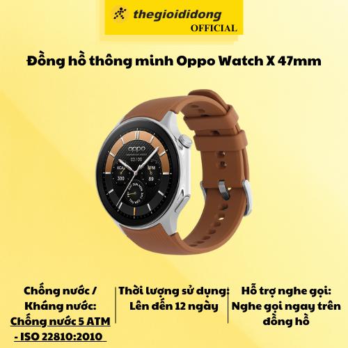 Đồng hồ thông minh Oppo Watch X 47mm - Hàng chính hãng