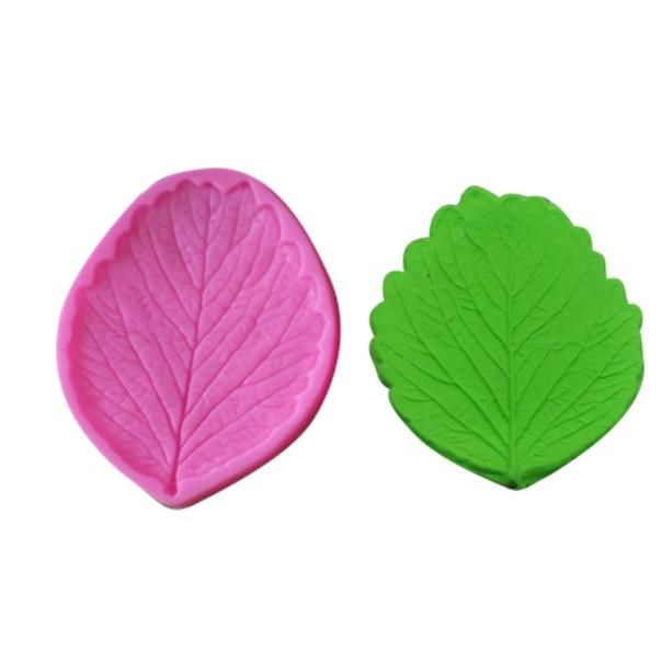 Khuôn Silicon Rau Câu 4d Lá Cúc Bản To