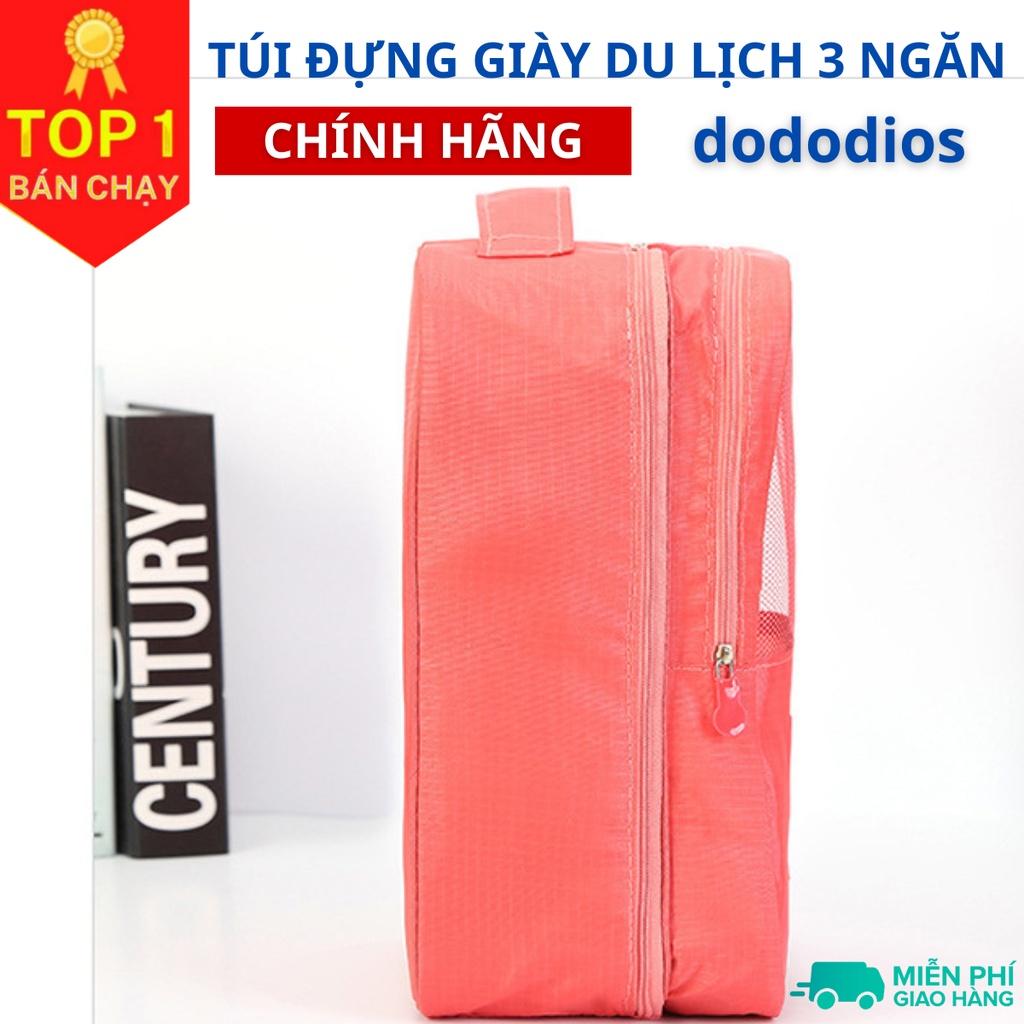 Túi Đựng Giày Dép Du Lịch Thể Thao Tiện Dụng 3 Ngăn Chống Nước