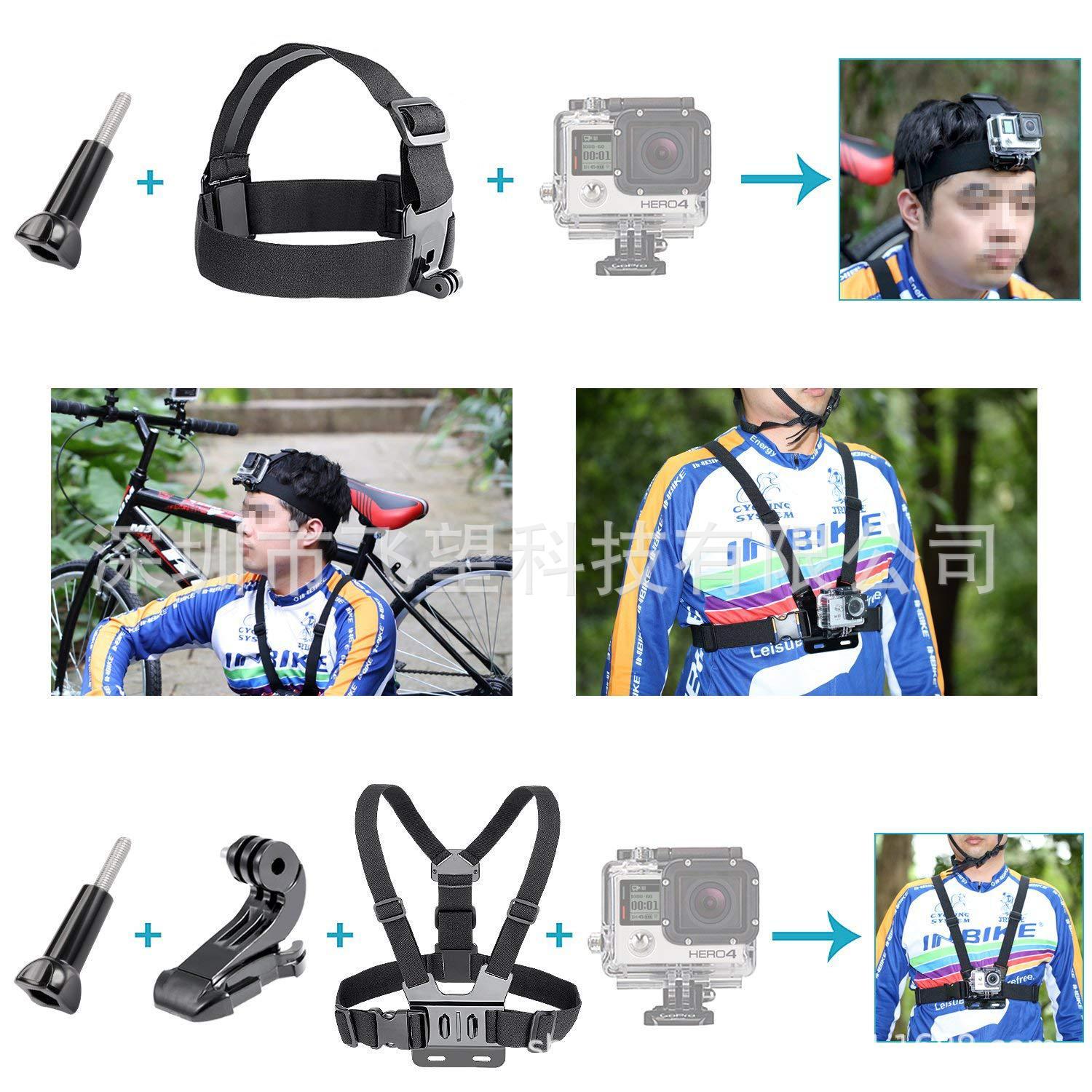 Giá tốt nhất Gopro Hero 11 10 9 8 Bộ phụ kiện máy ảnh hành động 50 trong 1 Small Ant Mountain Dog DJI Osmo
